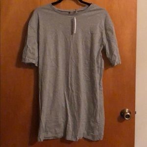 Gray ASOS t shirt dress
